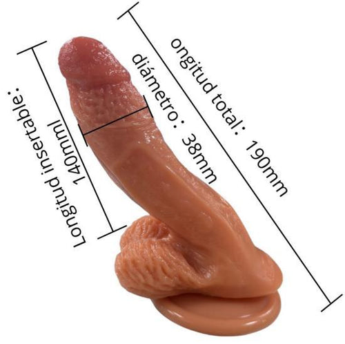 Fotografía de referencia de dildo anatómico.