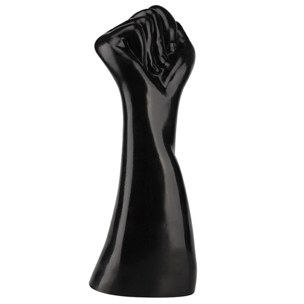 Fotografía de referencia de dildo con diseño de puño.