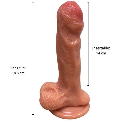 Fotografía de referencia de dildo anatómico.