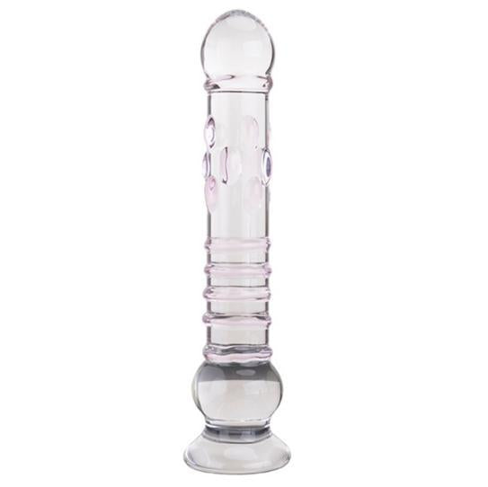 Fotografía de referencia de plug de cristal.