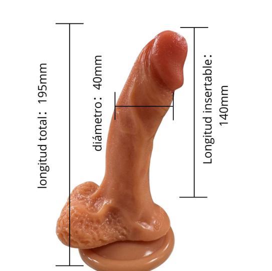 Fotografía de referencia de dildo anatómico.