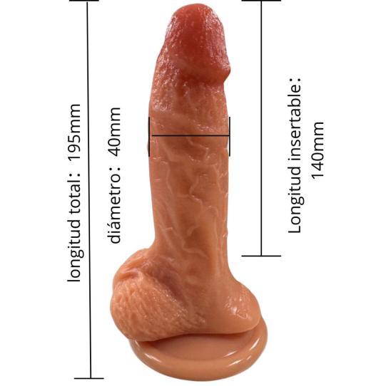 Fotografía de referencia de dildo anatómico.