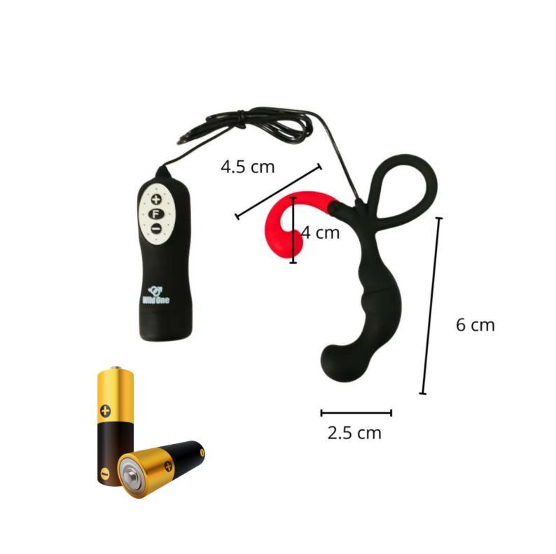 Fotografía de referencia de vibrador con control · diseño r.