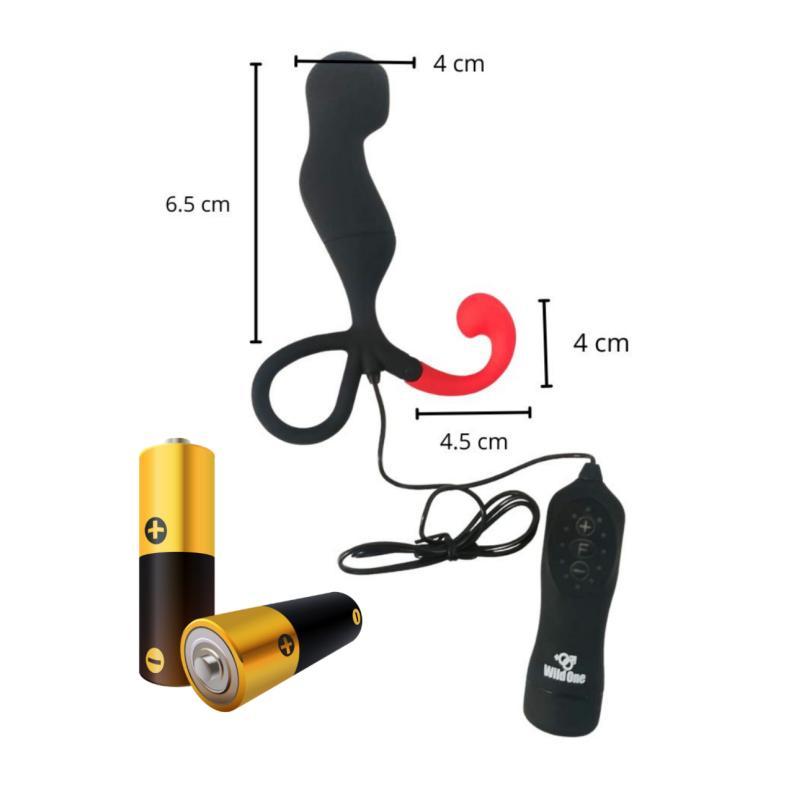 Fotografía de referencia de vibrador con control · diseño r.