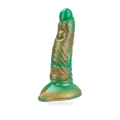 Fotografía de referencia de dildo con diseño fantástico.