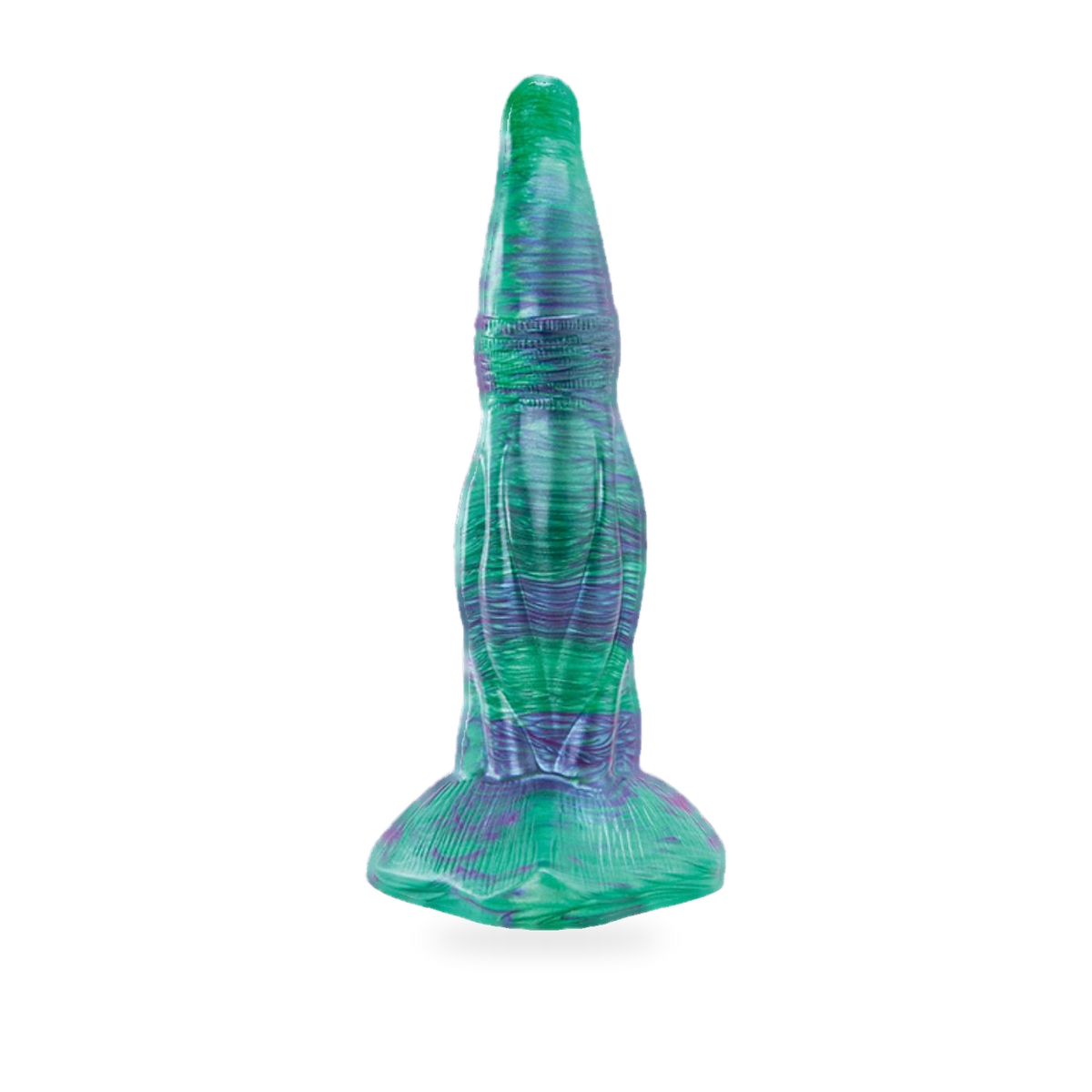 Fotografía de referencia de dildo con diseño fantástico.
