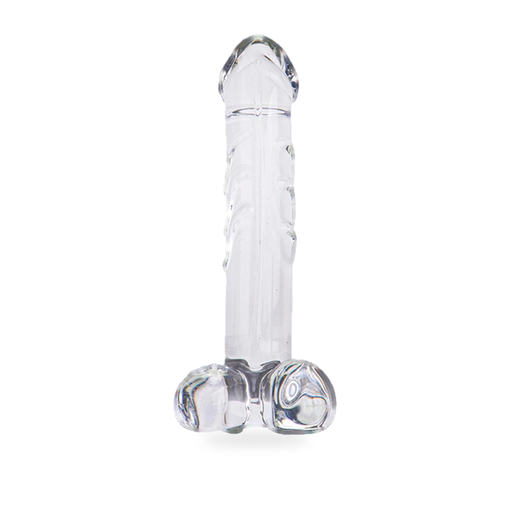 Fotografía de referencia de plug de cristal.