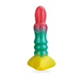 Fotografía de referencia de dildo con diseño fantástico.