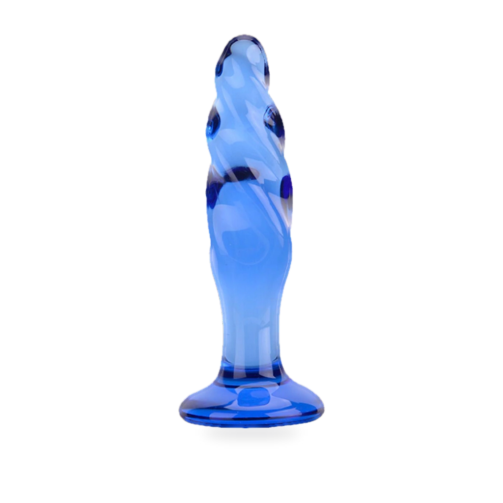 Fotografía de referencia de plug de cristal.