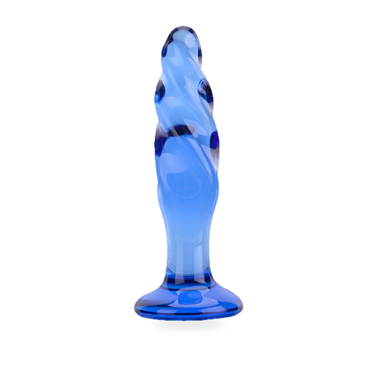 Fotografía de referencia de plug de cristal.