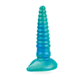 Fotografía de referencia de dildo con diseño fantástico.