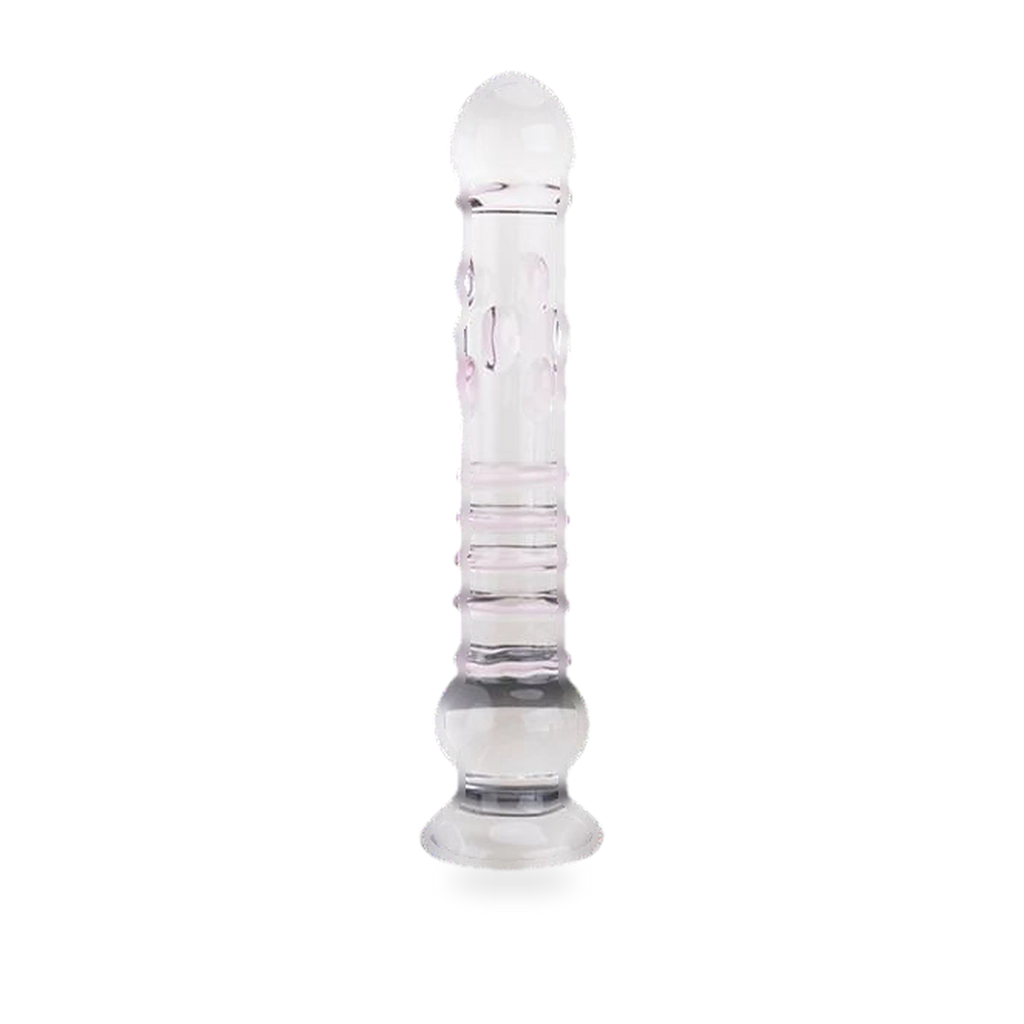 Fotografía de referencia de plug de cristal.