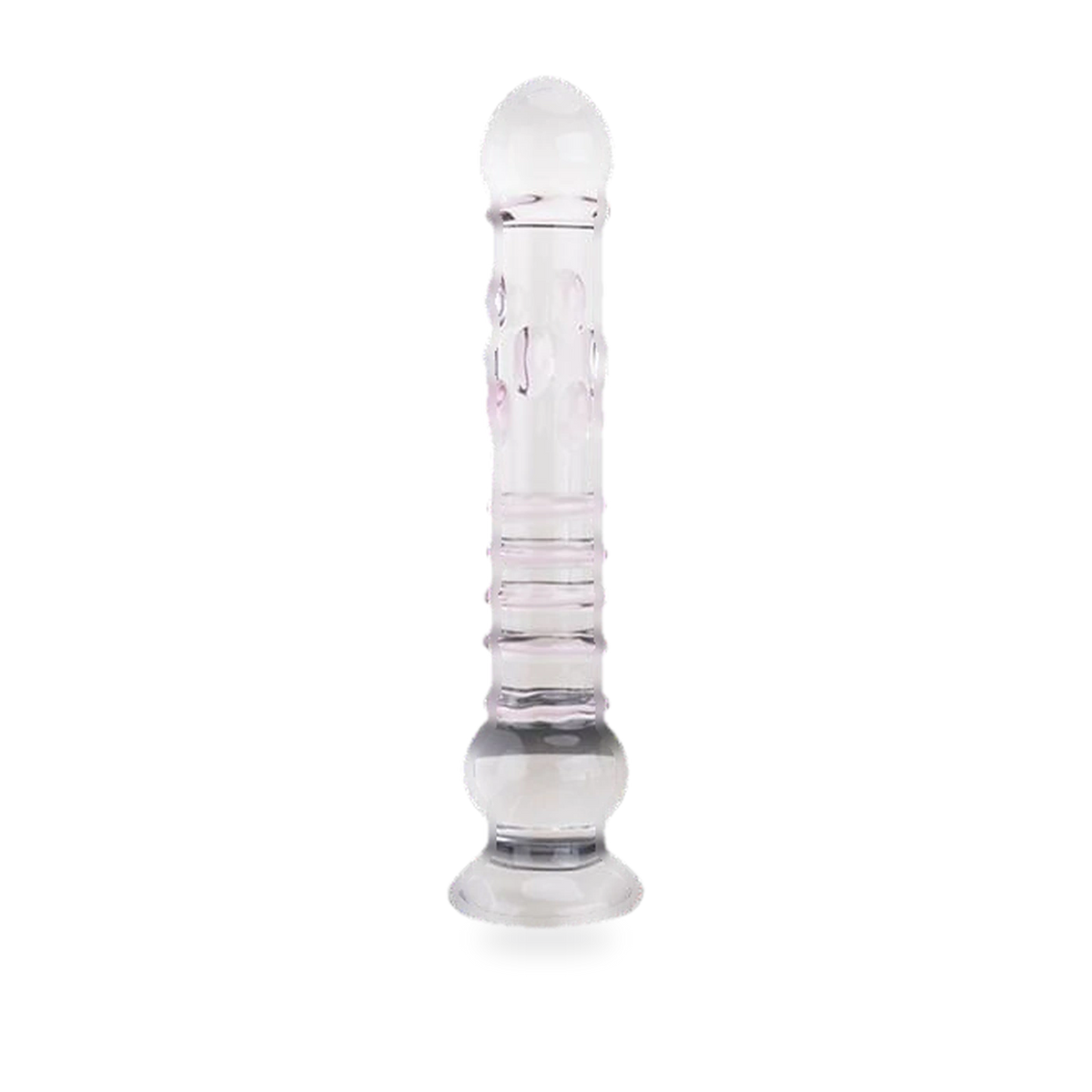 Fotografía de referencia de plug de cristal.