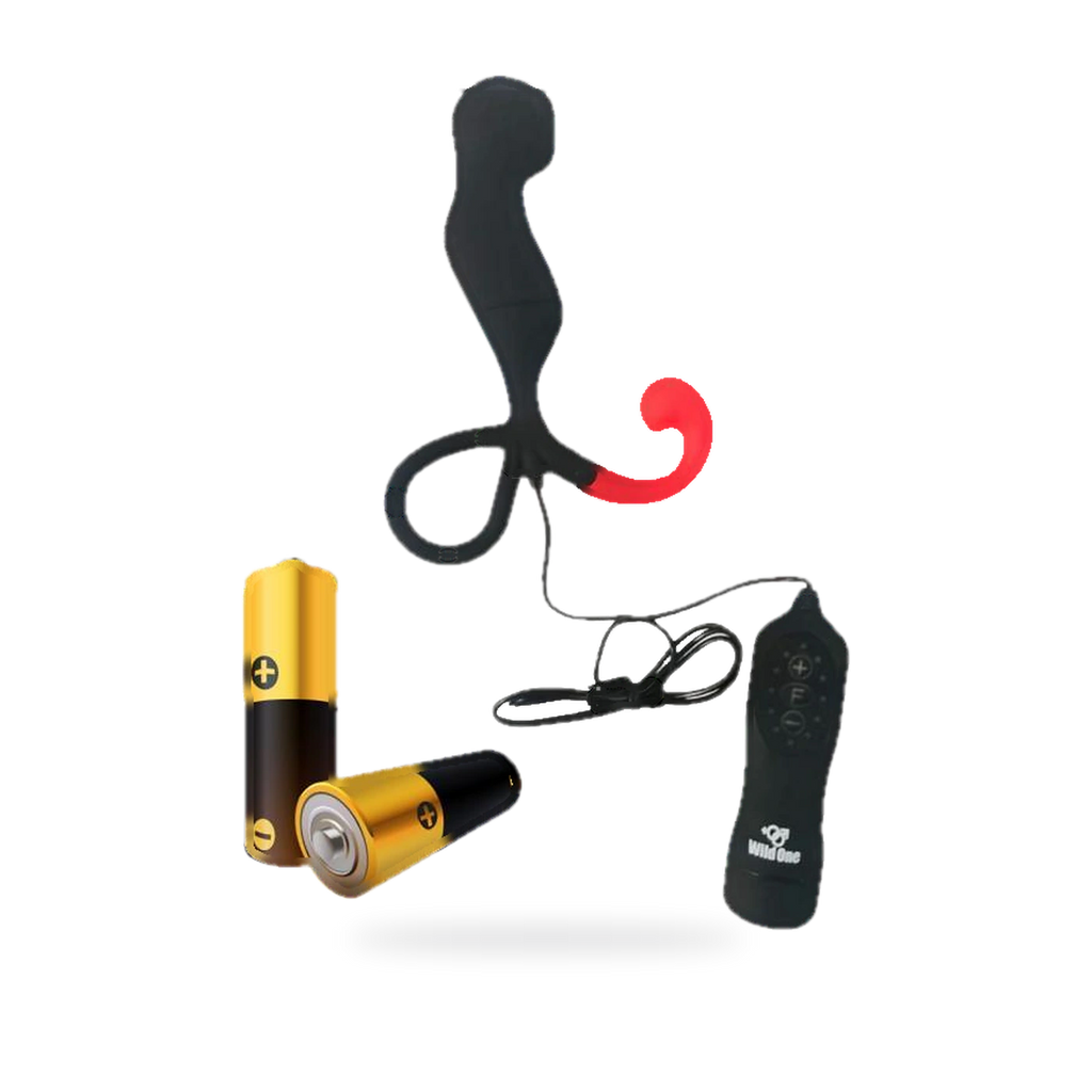 Fotografía de referencia de vibrador con control · diseño r.