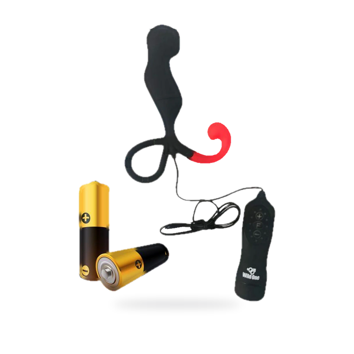 Fotografía de referencia de vibrador con control · diseño r.