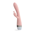 Fotografía de referencia de vibrador con diseño de conejo.