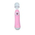 Fotografía de referencia de vibrador con diseño de micrófono.
