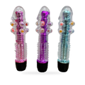 Fotografía de referencia de vibrador texturizado; varias presentaciones.