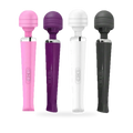 Fotografía de referencia de vibrador con diseño de micrófono; varias presentaciones.