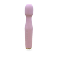 Fotografía de referencia de vibrador con diseño de micrófono.