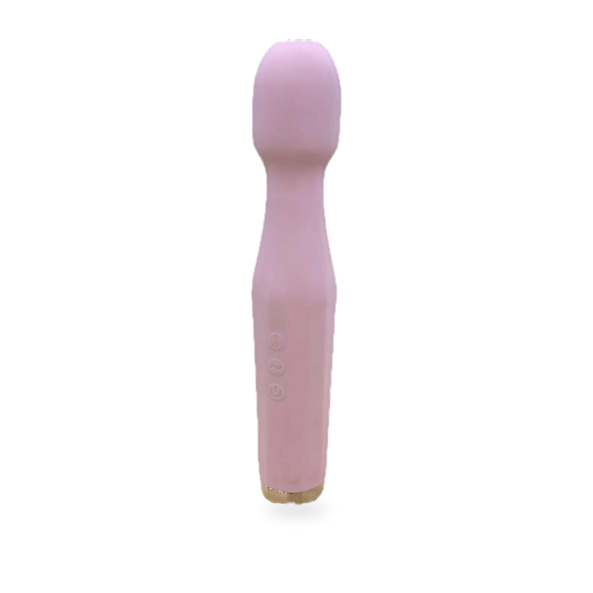 Fotografía de referencia de vibrador con diseño de micrófono.