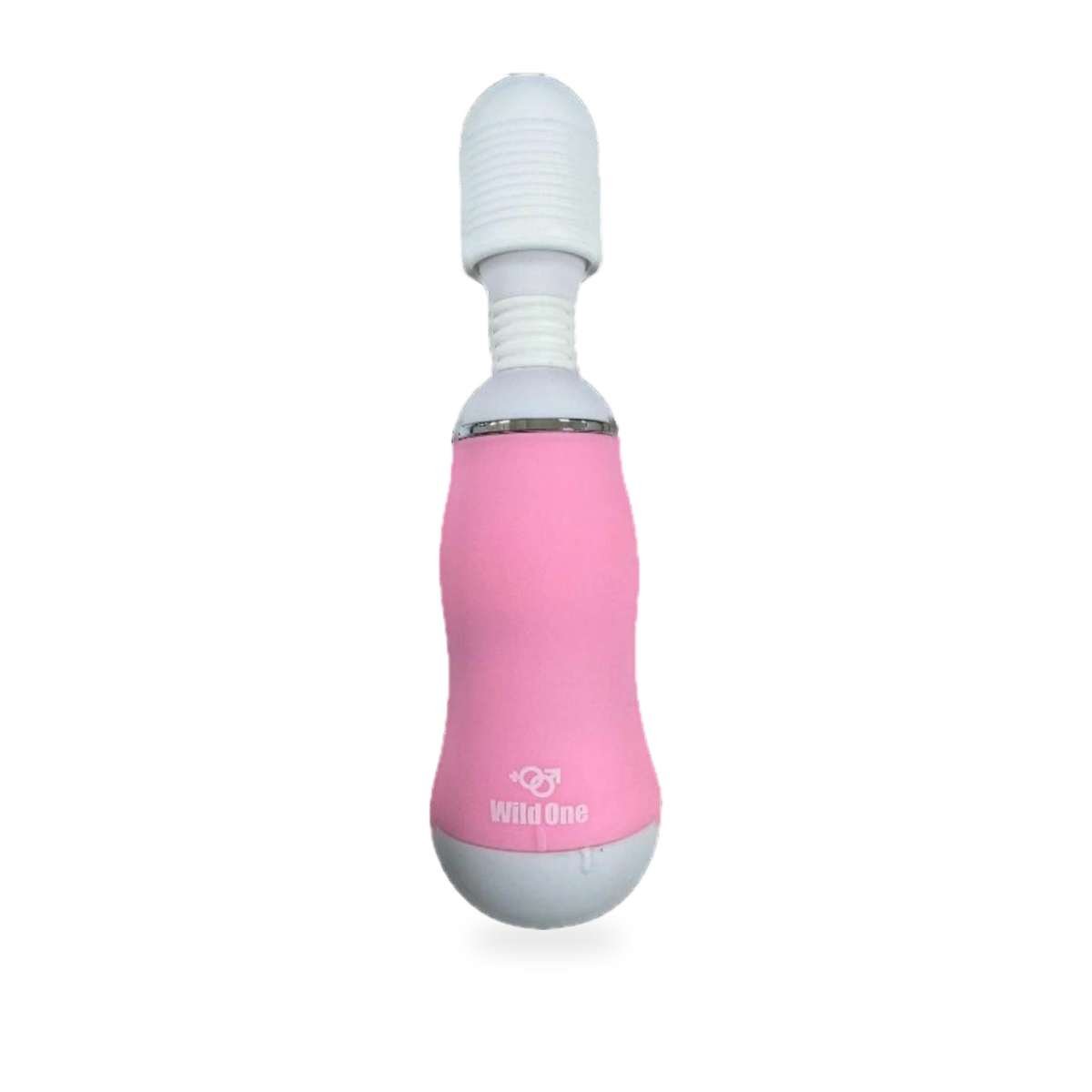 Fotografía de referencia de vibrador con diseño de micrófono.