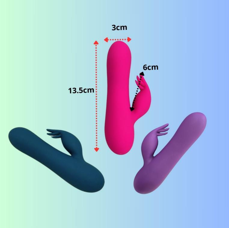 Fotografía de referencia de mini vibrador.