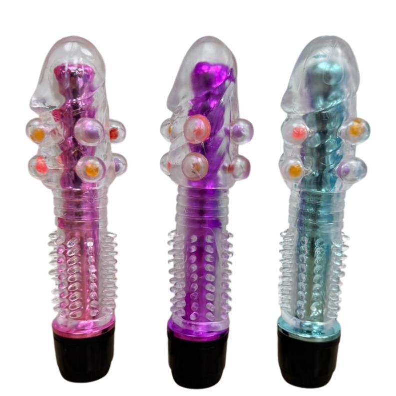 Fotografía de referencia de vibrador texturizado; varias presentaciones.